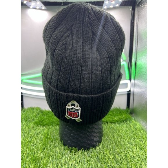 New Era Tennessee Titans NFL 2021 Salute to‎ Service Black Knit Beanie - Picture 4 of 7